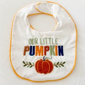 Our Little Pumpkin Baby Bib